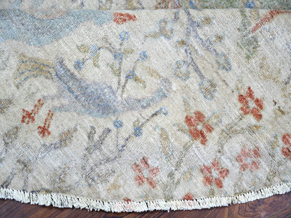 Peshawar Oushak hand-knotted wool rug in Ivory, 7'11" x 7'11" — SKU O074496 (view 6)