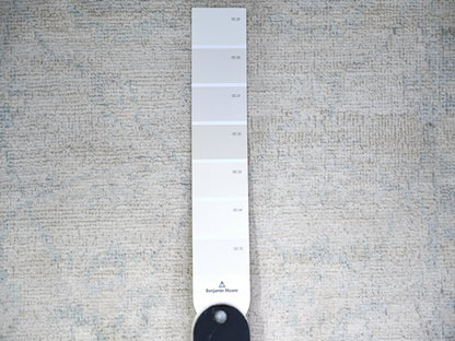 Peshawar Oushak hand-knotted wool runner in Ivory, 2'5" x 9'6" — SKU O074509 (view 3)