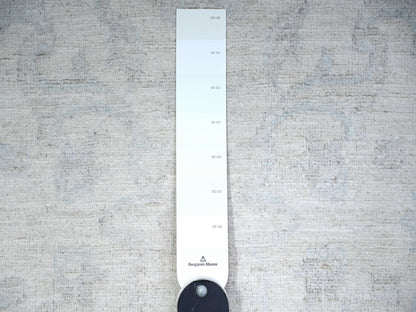 Peshawar Oushak hand-knotted wool runner in Ivory, 2'11" x 9'4" — SKU O074510 (view 3)