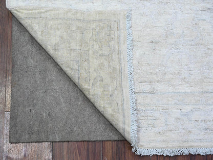 Peshawar Oushak hand-knotted wool rug in Ivory, 3' x 5' — SKU O074514 (view 2)