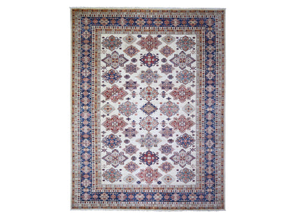 Ivory 9'2" x 11'10" Oushak And Peshawar Hand knotted Wool Rug - Sku: O074551