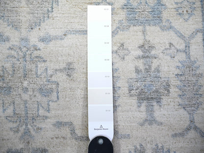 Peshawar Oushak hand-knotted wool rug in Ivory, 3'11" x 5'9" — SKU O074580 (view 3)
