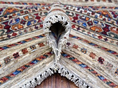 Kazak Kazak hand-knotted wool rug in Ivory, 8'10" x 11'10" — SKU O074619 (view 5)