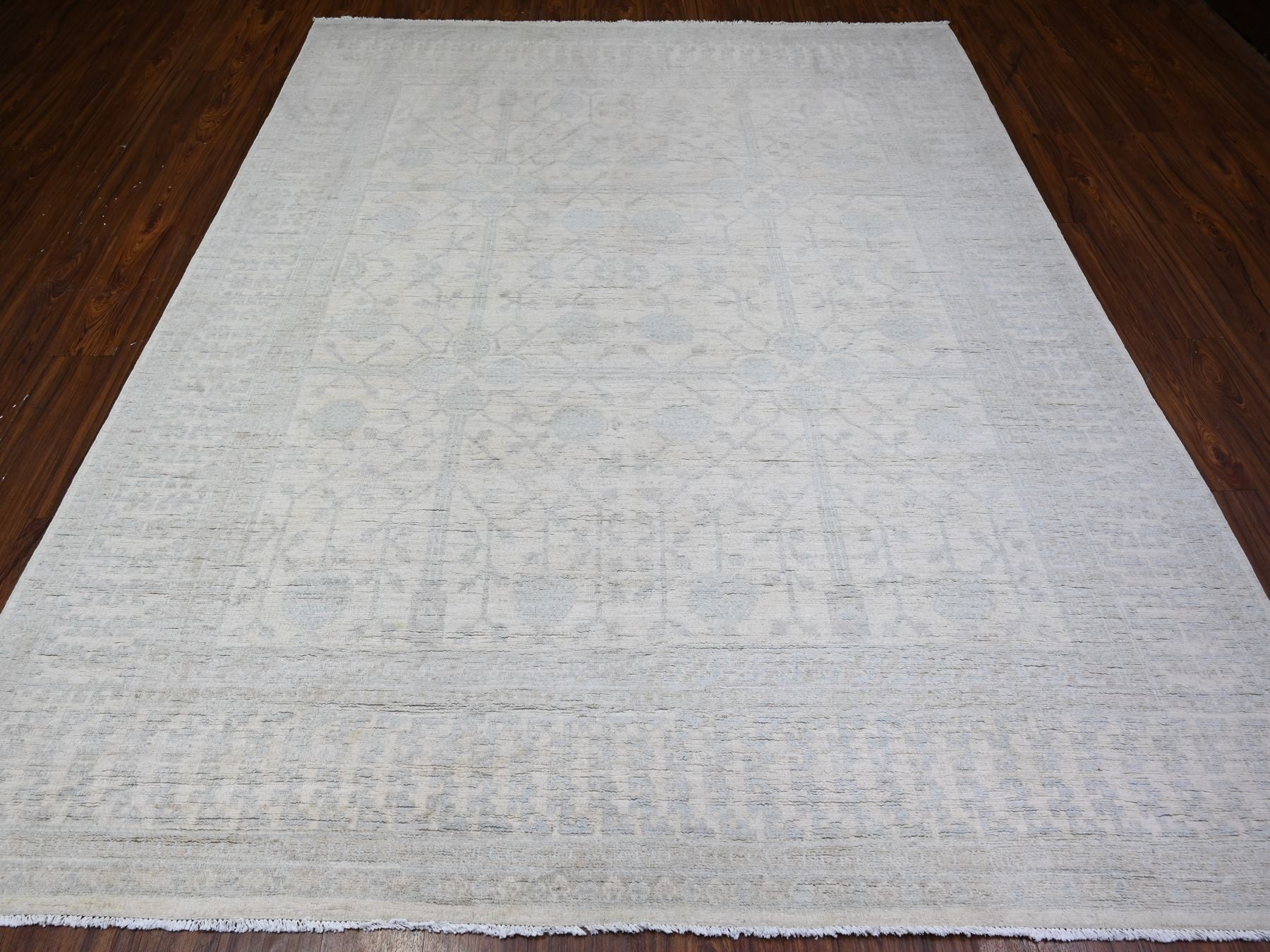 Khotan Khotan hand-knotted wool rug in Ivory, 7'10" x 9'5" — SKU O074667 (view 2)