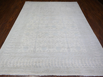 Khotan Khotan hand-knotted wool rug in Ivory, 7'10" x 9'5" — SKU O074667 (view 2)