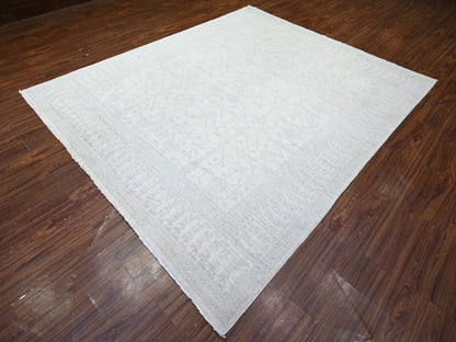 Khotan Khotan hand-knotted wool rug in Ivory, 7'10" x 9'5" — SKU O074667 (view 3)