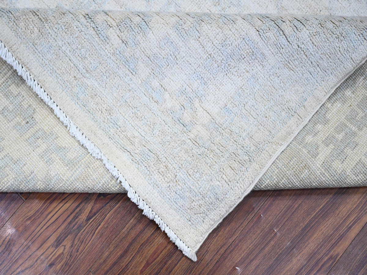 Khotan Khotan hand-knotted wool rug in Ivory, 7'10" x 9'5" — SKU O074667 (view 6)