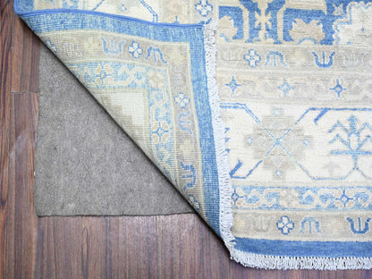 Blue 7'8" x 9'7" Kazak Hand knotted Wool Rug - Sku: O074725