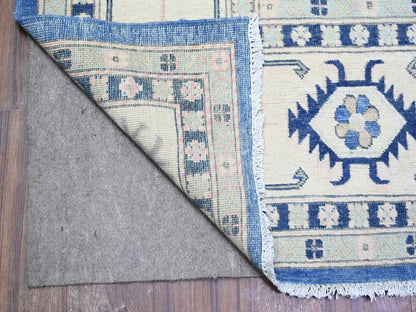 Blue 9'0" x 11'5" Kazak Hand knotted Wool Rug - Sku: O074726