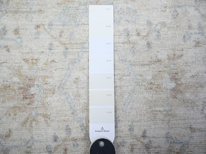 Peshawar Oushak hand-knotted wool runner in Ivory, 2'4" x 10'2" — SKU O074874 (view 3)
