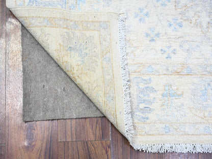 Peshawar Oushak hand-knotted wool rug in Ivory, 3'10" x 5'9" — SKU O074878 (view 2)