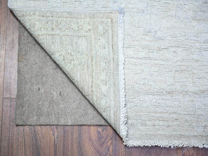 Peshawar Oushak hand-knotted wool rug in Gray, 5' x 6'9" — SKU O074949 (view 2)