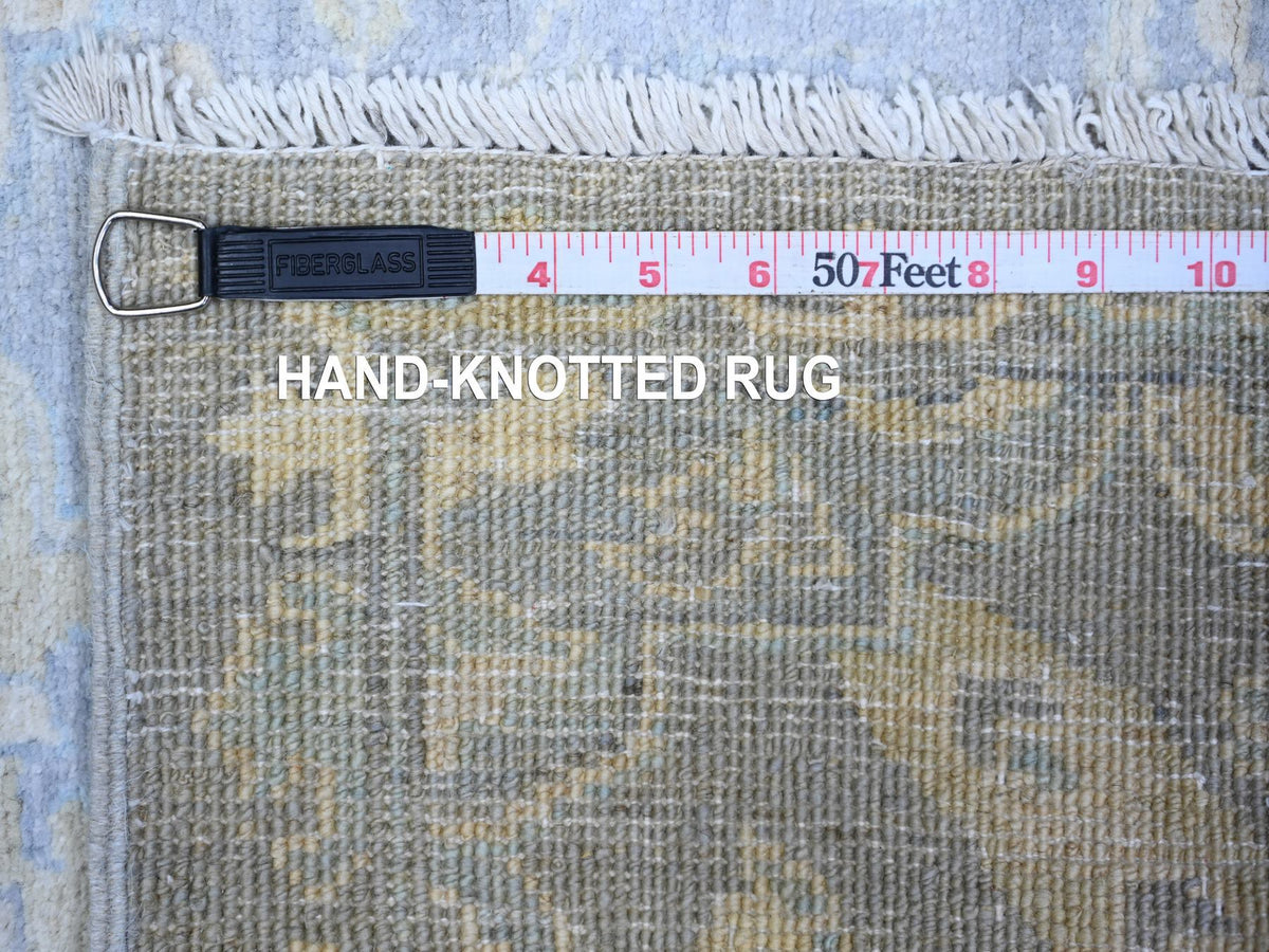 Peshawar Oushak hand-knotted wool rug in Gray, 2'6" x 5'8" — SKU O074955 (view 6)
