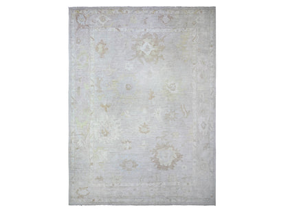 Oushak Oushak hand-knotted wool rug in Gray, 11'8" x 15'6" — SKU O074997