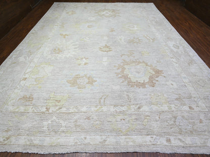 Oushak Oushak hand-knotted wool rug in Gray, 11'8" x 15'6" — SKU O074997 (view 2)