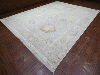 Oushak Oushak hand-knotted wool rug in Gray, 11'8" x 15'6" — SKU O074997 (view 3)