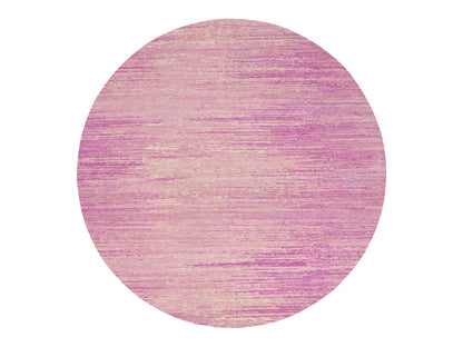 Modern / Contemporary hand-knotted wool rug in Pink, 10'1" x 10'2" — SKU O075014