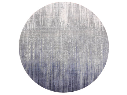 Modern / Contemporary hand-knotted wool rug in Gray, 12'1" x 12'2" — SKU O075119