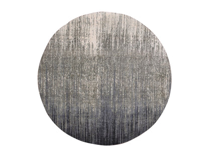 Modern / Contemporary hand-knotted wool rug in Gray, 6' x 6' — SKU O075148