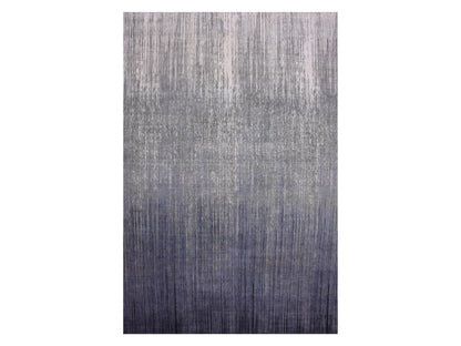 Modern / Contemporary hand-knotted wool rug in Gray, 12'2" x 18' — SKU O075153