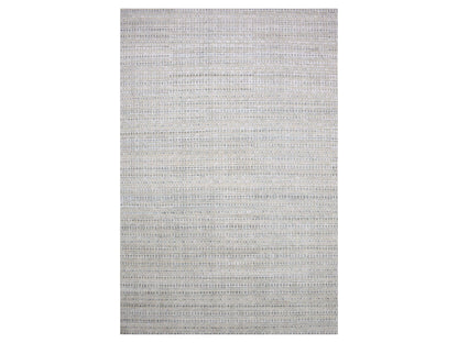 Grey 14'0" x 20'4" Modern / Contemporary Hand knotted Wool/Silk Rug - Sku: O075173