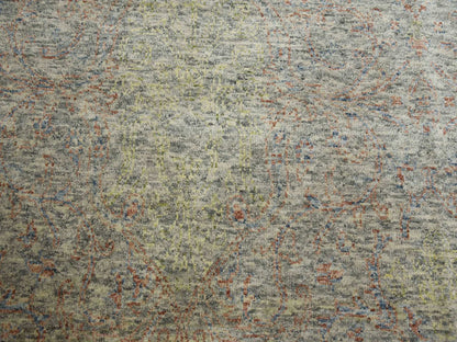 Modern / Contemporary hand-knotted wool rug in Gray, 8' x 10'2" — SKU O075185 (view 8)