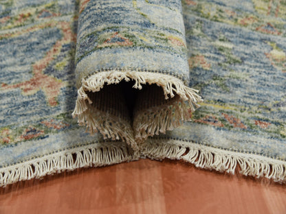 Oushak Oushak hand-knotted wool rug in Gray & Blue, 8' x 10' — SKU O075186 (view 5)
