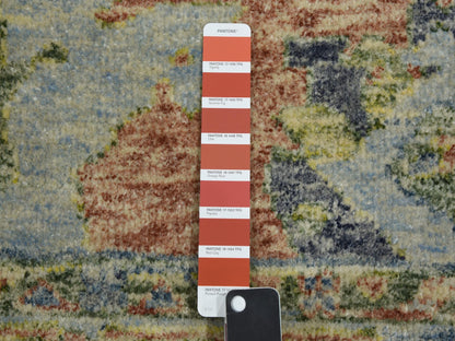 Oushak Oushak hand-knotted wool rug in Gray & Blue, 8' x 10' — SKU O075186 (view 7)