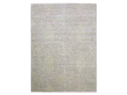 Modern / Contemporary hand-knotted wool rug in Multicolored, 8'10" x 12' — SKU O075189