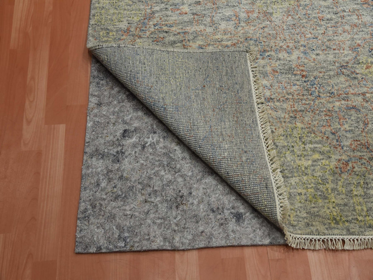 Modern / Contemporary hand-knotted wool rug in Multicolored, 8'10" x 12' — SKU O075189 (view 4)