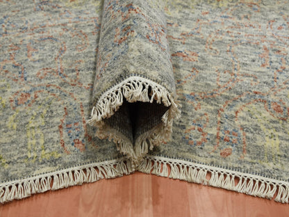 Modern / Contemporary hand-knotted wool rug in Multicolored, 8'10" x 12' — SKU O075189 (view 5)