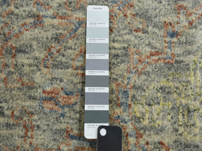 Modern / Contemporary hand-knotted wool rug in Multicolored, 8'10" x 12' — SKU O075189 (view 7)