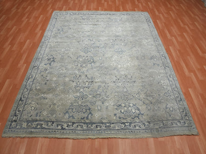 Oushak Oushak hand-knotted wool rug in Gray, 8'2" x 9'10" — SKU O075206 (view 2)