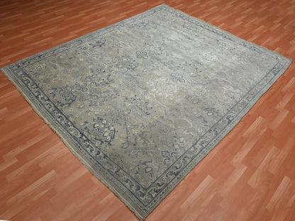 Oushak Oushak hand-knotted wool rug in Gray, 8'2" x 9'10" — SKU O075206 (view 3)