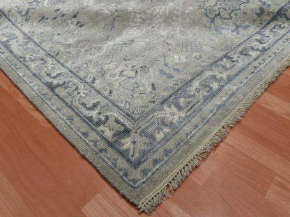 Oushak Oushak hand-knotted wool rug in Gray, 8'2" x 9'10" — SKU O075206 (view 6)