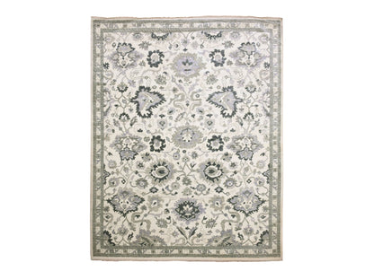Oushak Oushak hand-knotted wool rug in Ivory, 8'2" x 10'5" — SKU O075207