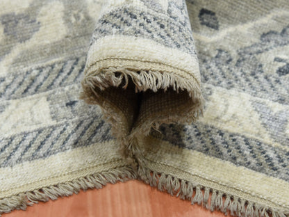 Oushak Oushak hand-knotted wool rug in Ivory, 8'2" x 10'5" — SKU O075207 (view 5)