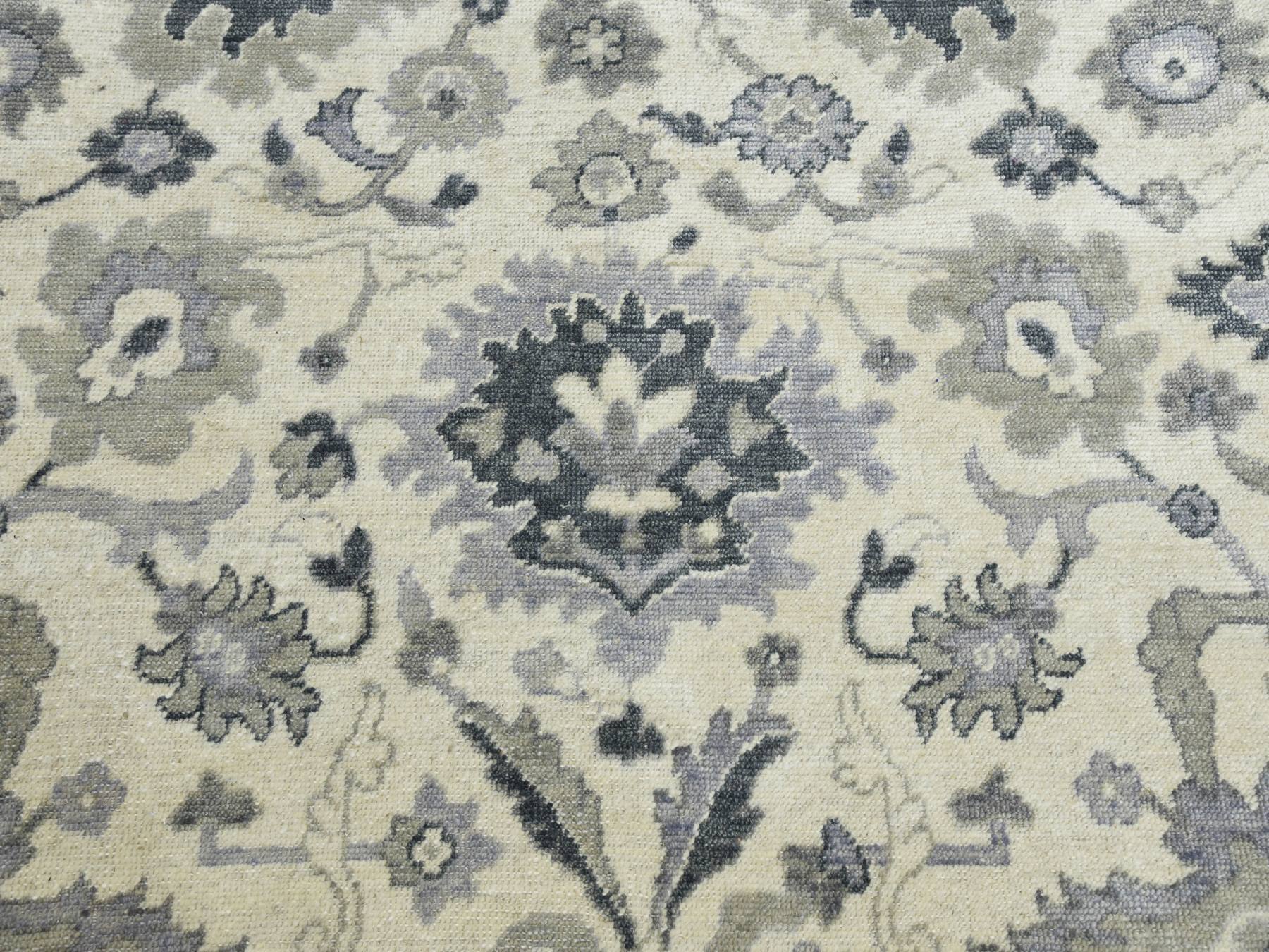 Oushak Oushak hand-knotted wool rug in Ivory, 8'2" x 10'5" — SKU O075207 (view 8)