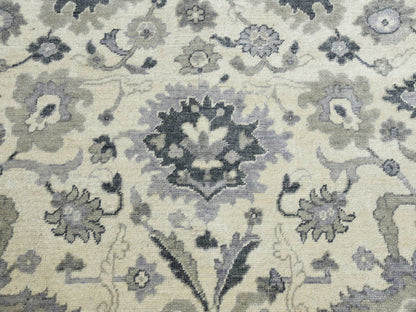 Oushak Oushak hand-knotted wool rug in Ivory, 8'2" x 10'5" — SKU O075207 (view 8)