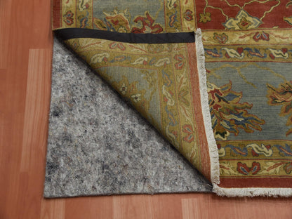 Sultanabad Fine Oriental hand-knotted wool rug in Red & Blue, 9'10" x 15'4" — SKU O075228 (view 4)
