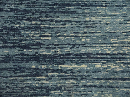 Blue 10'1" x 14'1" Modern and Contemporary Hand knotted Wool Rug - Sku: O075249
