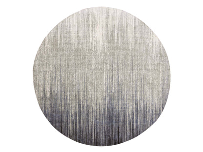 Modern / Contemporary hand-knotted wool rug in Gray, 10' x 10' — SKU O075251
