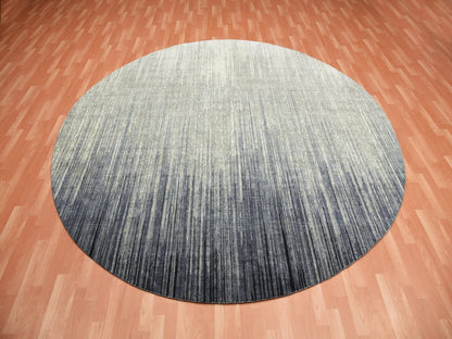 Modern / Contemporary hand-knotted wool rug in Gray, 10' x 10' — SKU O075251 (view 2)