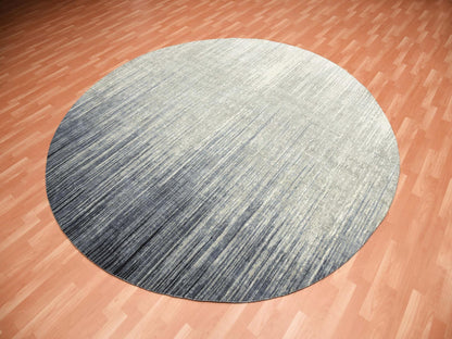 Modern / Contemporary hand-knotted wool rug in Gray, 10' x 10' — SKU O075251 (view 3)