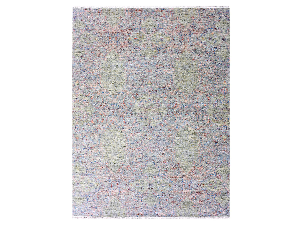 Oushak Oushak hand-knotted wool rug in Gray, 9'1" x 12'1" — SKU O075303