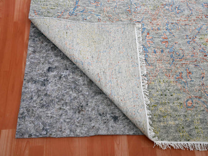 Oushak Oushak hand-knotted wool rug in Gray, 9'1" x 12'1" — SKU O075303 (view 4)
