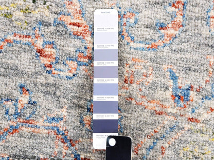 Oushak Oushak hand-knotted wool rug in Gray, 9'1" x 12'1" — SKU O075303 (view 7)