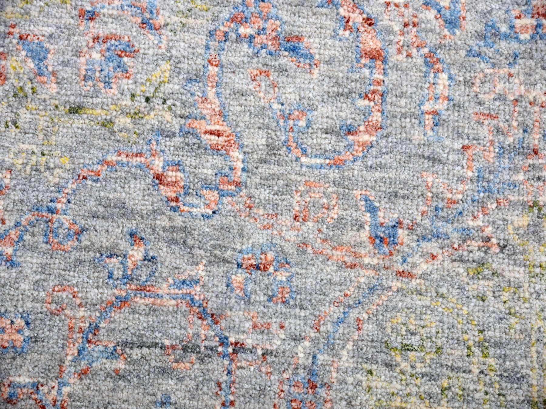 Oushak Oushak hand-knotted wool rug in Gray, 9'1" x 12'1" — SKU O075303 (view 8)