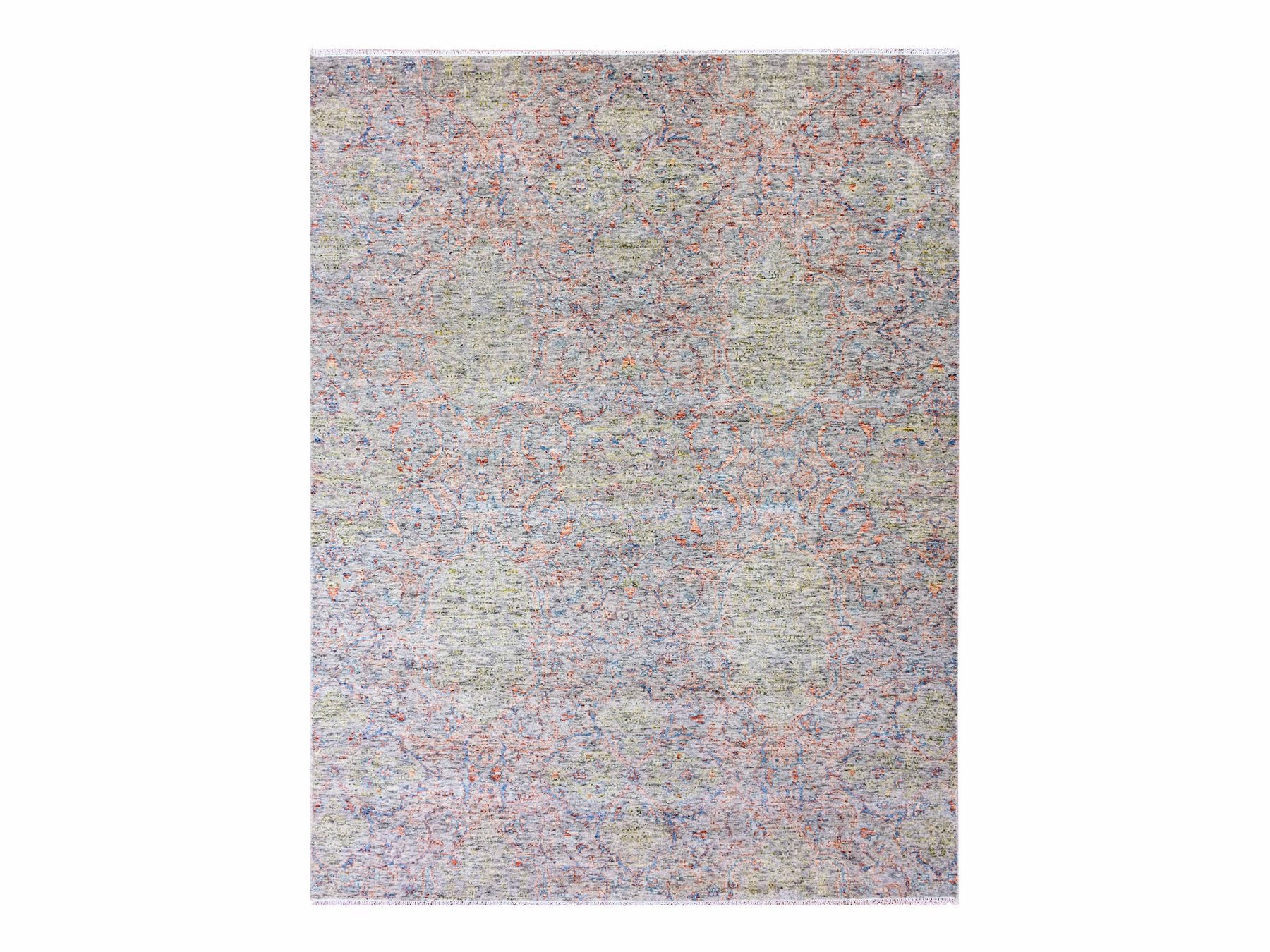 Oushak Oushak hand-knotted wool rug in Gray, 9' x 11'10" — SKU O075305