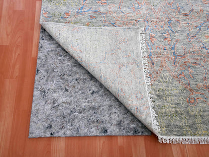 Oushak Oushak hand-knotted wool rug in Gray, 9' x 11'10" — SKU O075305 (view 4)
